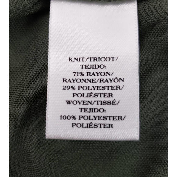 Ann Taylor Petite Sleeveless Ruched Sides Top ~ Dark Green ~ XS / Extra Small - Picture 9 of 10